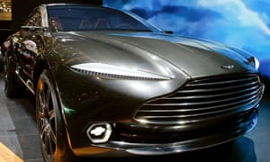 An Aston Martin DBX concept car