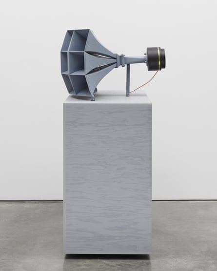 One of the speakers made by Devon Turnbull for his sonic art show at Lisson Gallery