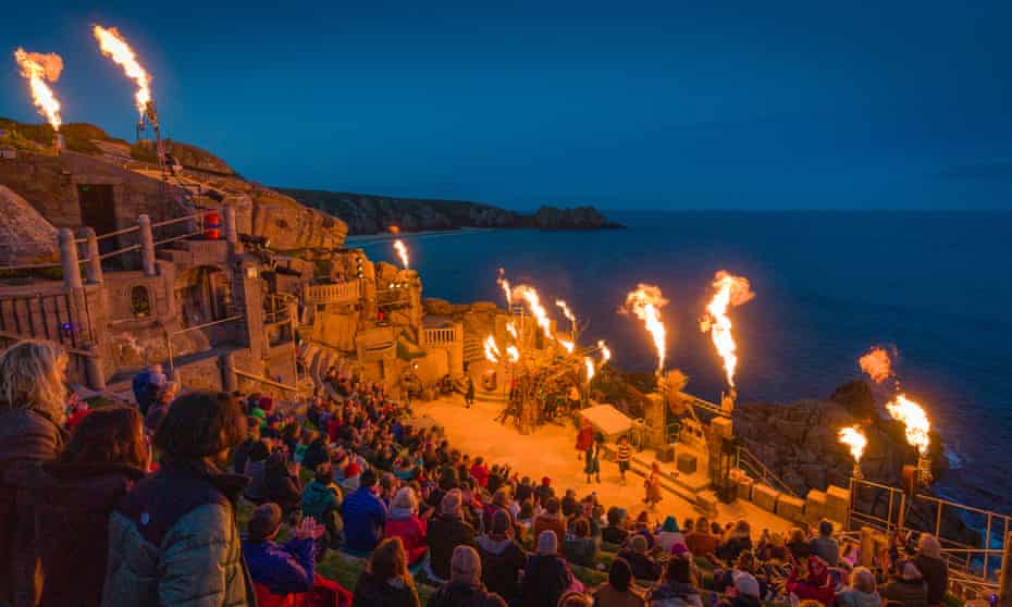 Calvino Nights, created by Mike Shepherd, at the Minack theatre at Porthcurno in Cornwall.