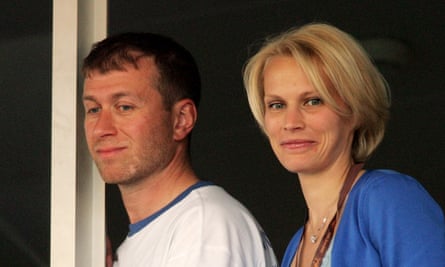 Roman and Irina Abramovich in 2004