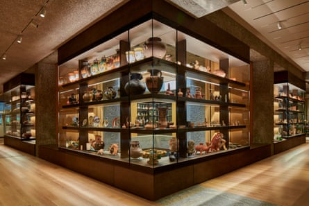 Showcase … some of the museum’s 117,000 objects on display in the grand hall.