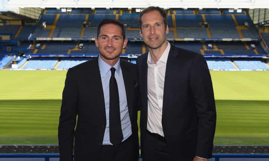 Cech and Frank Lampard, Chelsea teammates in their playing days, both returned to Stamford Bridge in the summer.