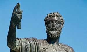 A statue of Emperor Septimius Severus in Tripoli.