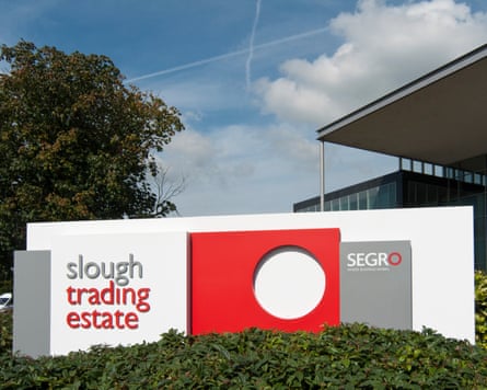 Slough Trading Estate, which houses some of the 40 datacentres in the area.
