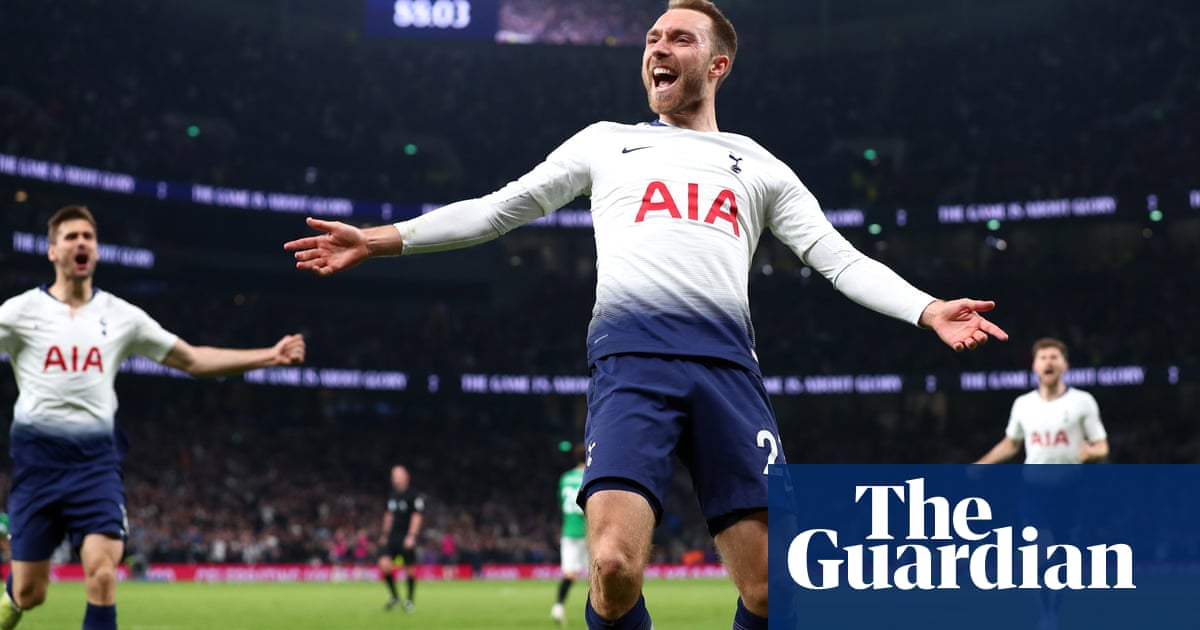 Christian Eriksen Grabs The Points For Spurs As Brighton Wilt At The Last Football The Guardian