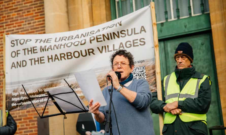 Joan Foster, the chair of the Manhood peninsula action group