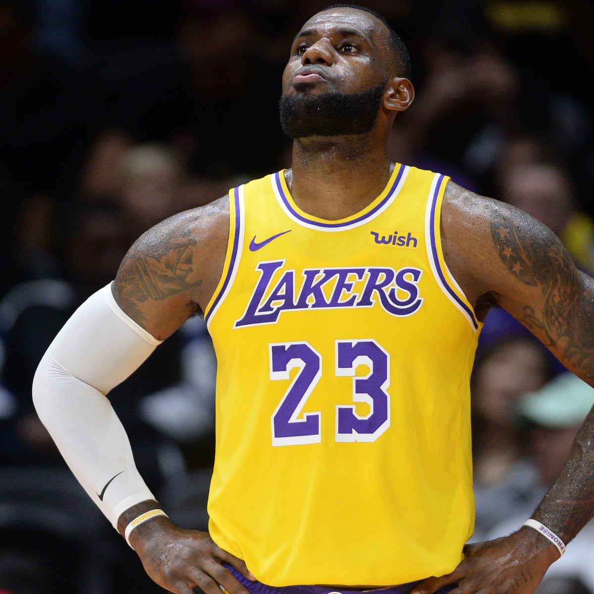 Lebron James Reels Off Highlights During First Game As An La