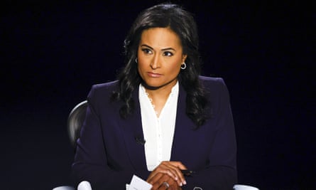 Kristen Welker, the debate moderator.