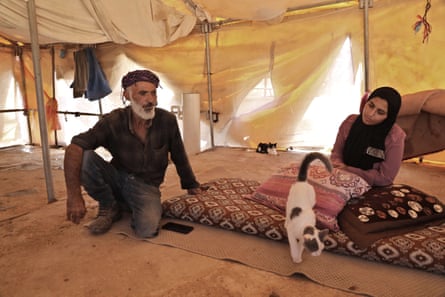 Amr and Fatima Mahrig, 56 and 20 from the Palestinian village Khirbet ar Ratheem tell of harrassment.