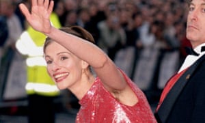 Julia Roberts at the premiere of Notting Hill in 1999