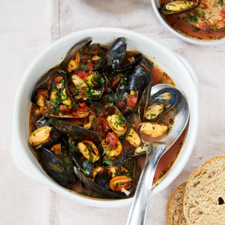 Mussel soup, asparagus spaghetti and slow-roast lamb: Joe