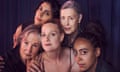 The cast of The Years photographed for the Observer New Review: Deborah Findlay, Anjli Mohindra, Romola Garai, Gina McKee and Harmony Rose-Bremner.