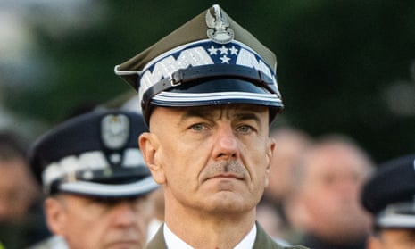 Chief of the general staff of the Polish Army Rajmund Andrzejczak seen during the 84th anniversary of the outbreak of World War II in Westerplatte.