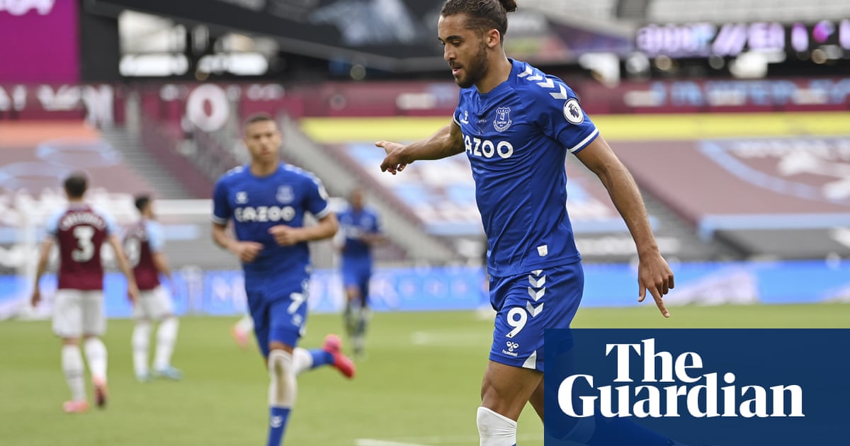 Calvert-Lewin fires Everton to win to deflate West Ham’s top-four hopes