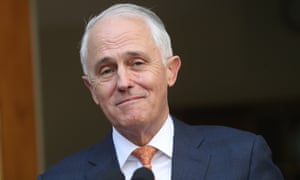 Malcolm Turnbull at his final press conference in the prime minister’s courtyard of Parliament House on Friday 24 August.