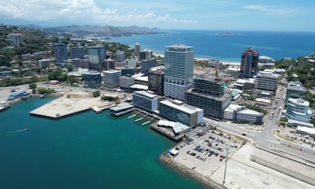 Vista aérea de Puerto Moresby