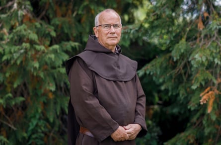 John McGowan in full robes of a Catholic priest