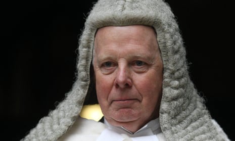 The lord chief justice, Lord Thomas