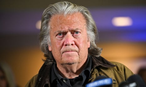 Politics tamfitronics Steve Bannon holds a press conference at Loews Regency Hotel in New York on 29 October 2024.