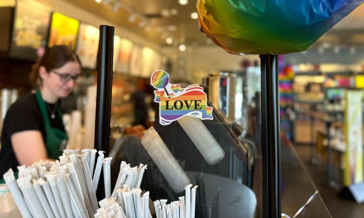Workers at over 150 US Starbucks stores to strike over ban on Pride decorations (theguardian.com)