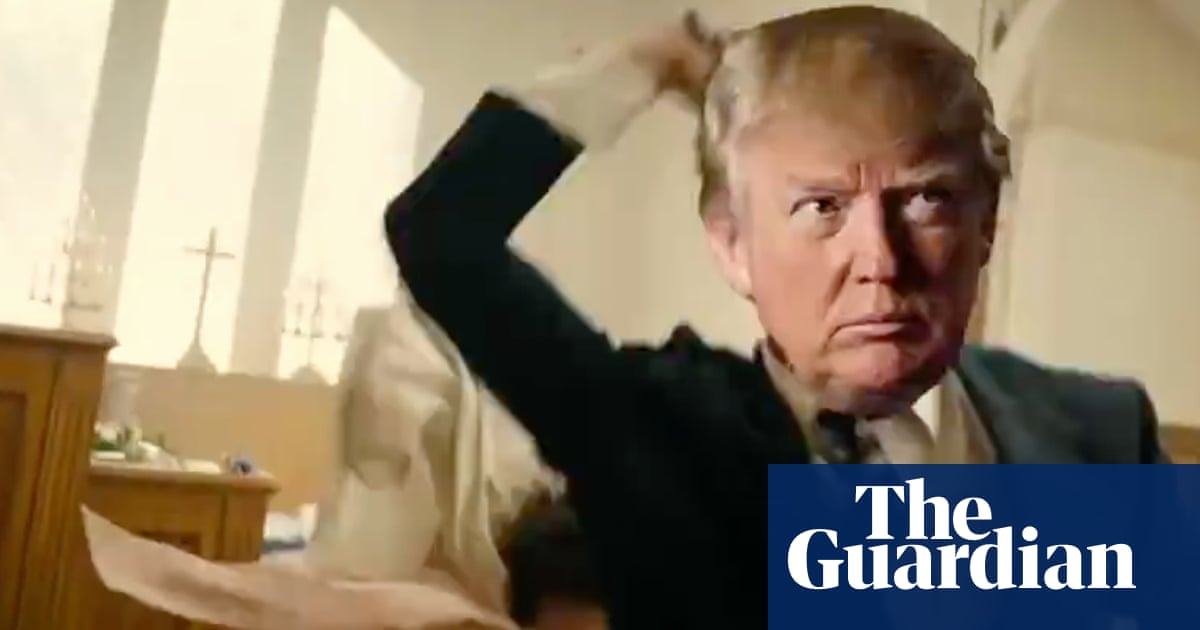 Fake video of Trump shooting media and opponents 'shown at president's