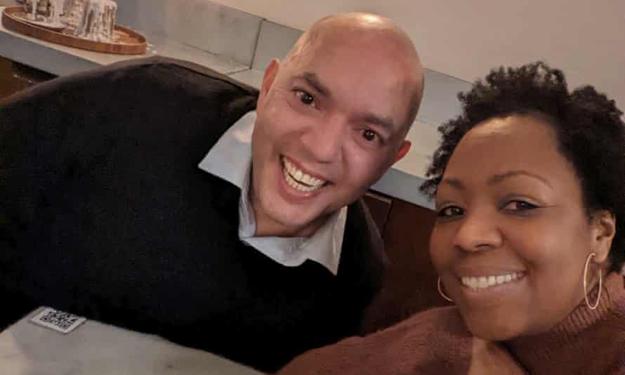 David and Joanna on their date