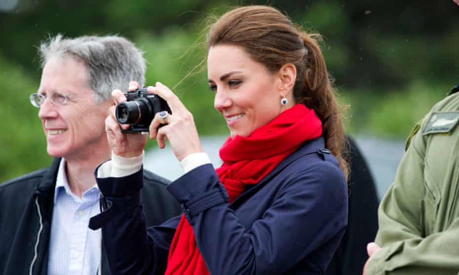 Shutterbug … the Duchess Of Cambridge on a tour of Canada in 2011.