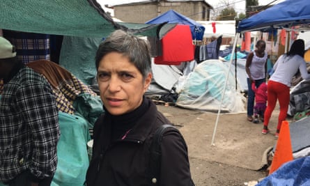 Soraya Vazquez, a volunteer who coordinates Tijuana’s migrant shelters.