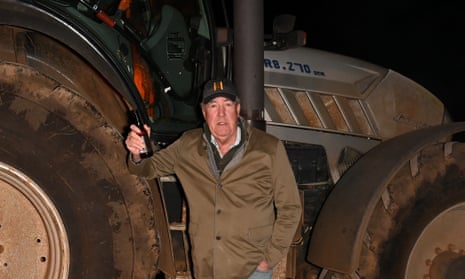 Jeremy Clarkson at the Hawkstone lager launch on November 25, 2021 in Bourton-on-the-Water, England. 