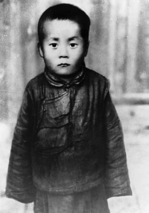 The Dalai Lama aged six.