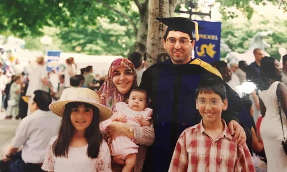 Sirous Asgari at his graduation from Philadelphia’s Drexel University in 1997.