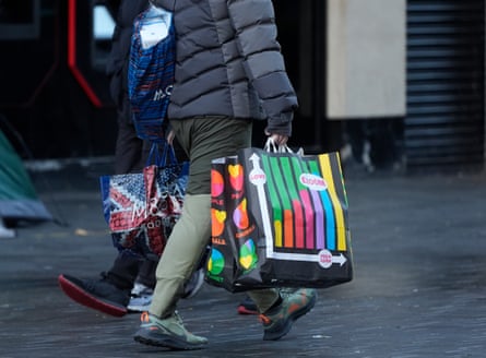Boxing Day shoppers in Liverpool.