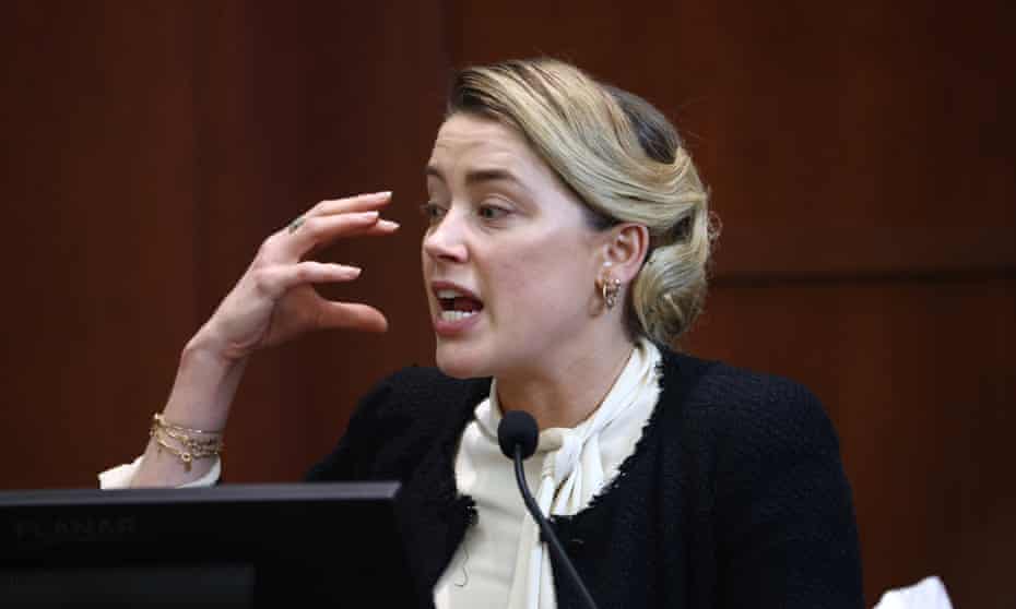 Amber Heard during the trial