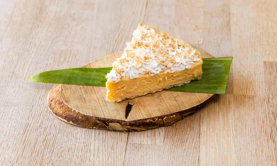 ‘Somewhere between the texture of cheesecake and fondant’: coconut cream pie.
