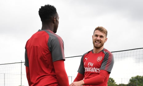 Aaron Ramsey, right, and Danny Welbeck