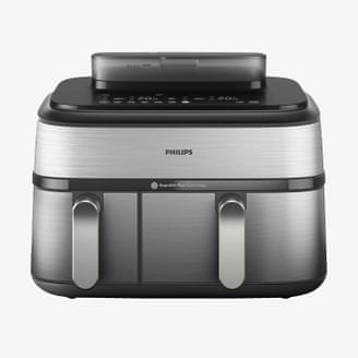 Philips 5000 Series NA555/09 dual basket steam air fryer