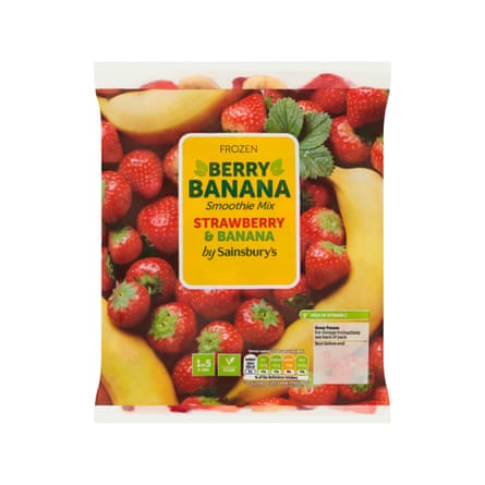 Sainsbury’s Frozen Berry Banana Smoothie Mix
