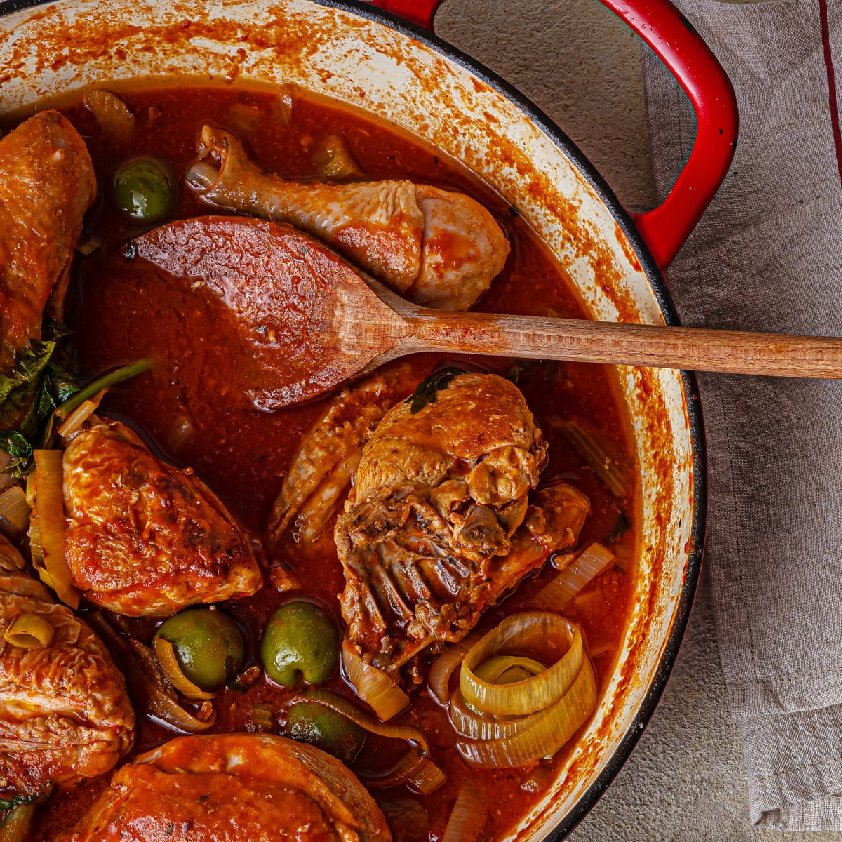 Italian Chicken Stew Oven Baked Chicken Cacciatore Thighs Pollo