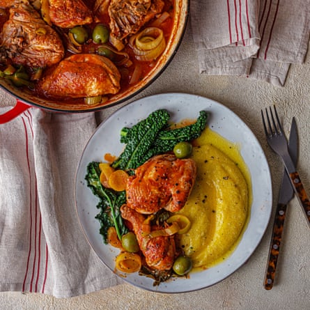 Pollo alla cacciatore.