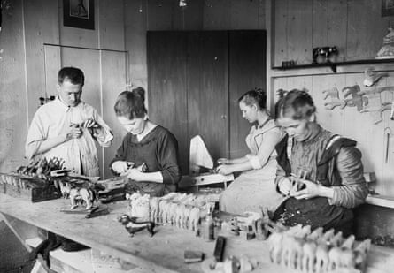 Seiffen turned to wooden toy-making when the tin mines dried up.