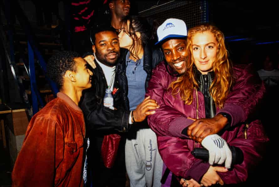 David ‘Busta’ Maxwell (in black) and connected the right, Tyrone aka Mr T and Tonya