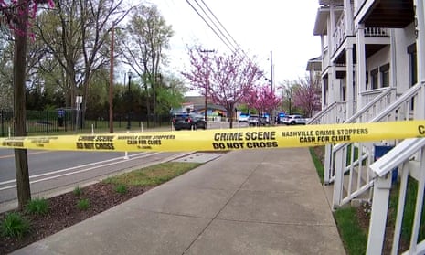 crime scene tape across a street