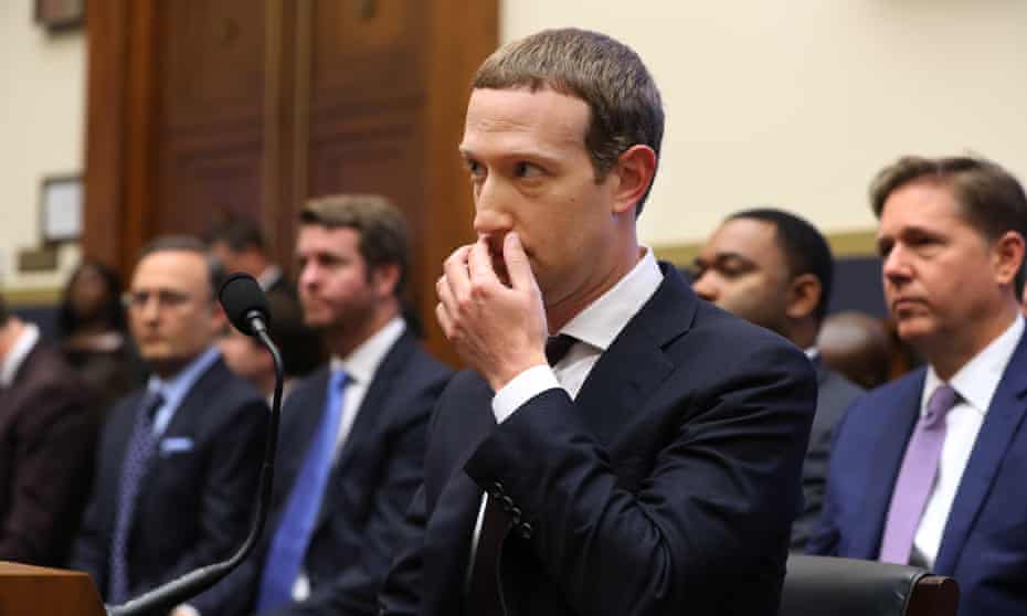 Zuckerberg testifies before the House financial services committee on Wednesday.