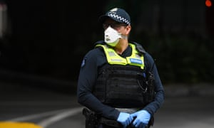 In Victoria police can arrest or issue $1,652 on-the-spot fines for people caught gathering in groups of more than two or for being outside of their homes without a ‘reasonable excuse’.