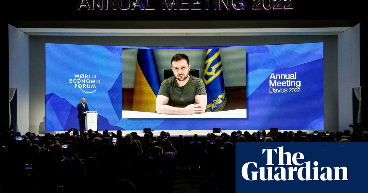 Zelenskiy urges ‘maximum sanctions’ against Russia in Davos speech