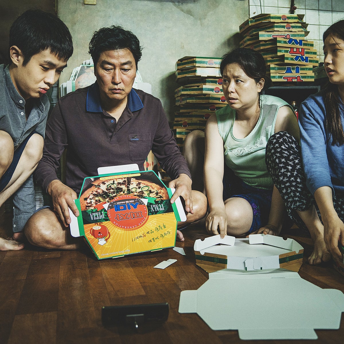 parasite review searing satire of a