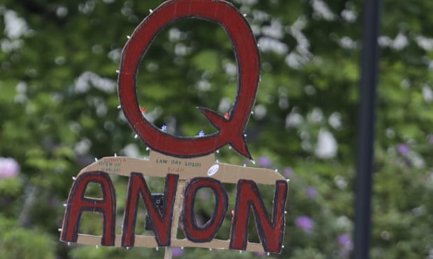A sign sat a protest rally in Olympia, Washington, in May 2020. 
