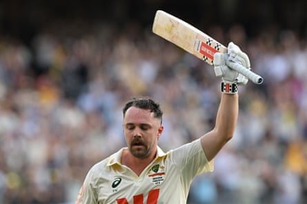 Travis Head acknowledges nan applause from spectators