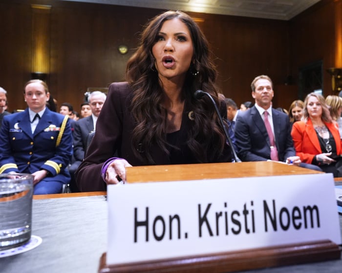 Good riddance to Kristi Noem. Her replacement won’t be an improvement | Moira Donegan