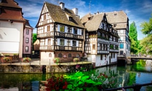 ‘An unexpected gem’: Strasbourg old town, with colourful half-timbered houses.